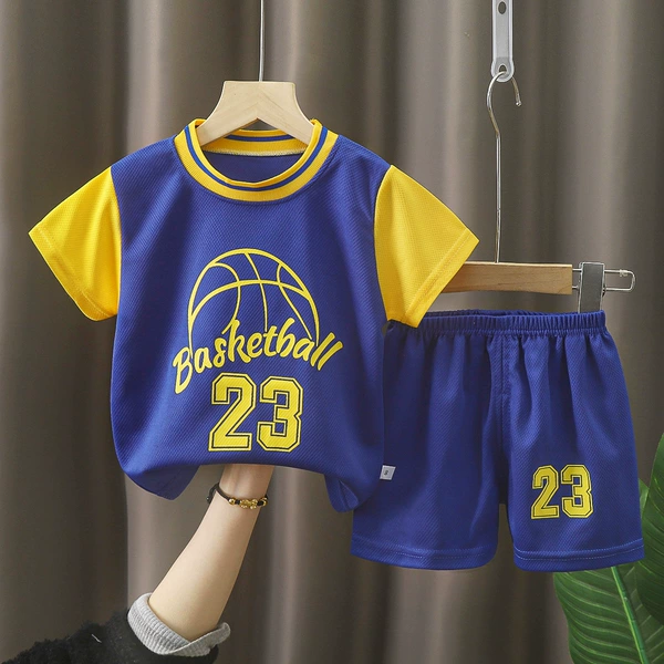 Sleeves, blue set, with short sleeve, 23 size