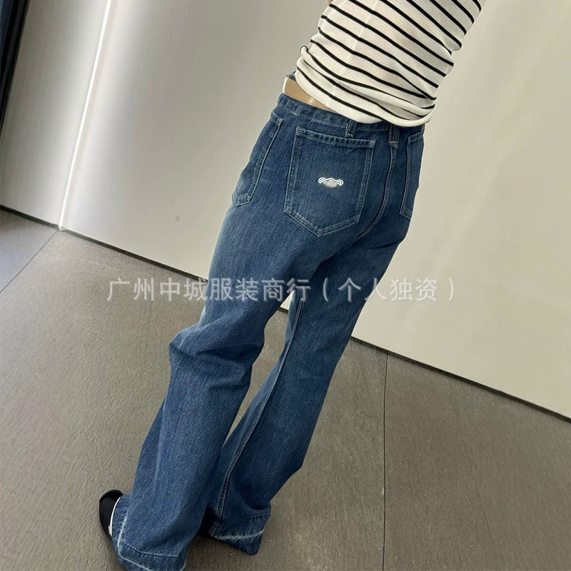 High-End Version! Ce Arc De Triomphe Retro Flared Denim Pants 26 Spring/Summer New Style Slimming Versatile Thin Jeans for Women High-End Version! Ce Arc De Triomphe Retro Flared Denim Pants 26 Spring/Summer New Style Slimming Versatile Thin Jeans for Women