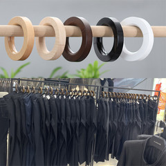 Clothing store wooden ring beech multifunctional solid wood ring hook jeans scarf bag rack wooden ring