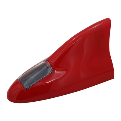 vehicle antenna light car LED light rounded - red