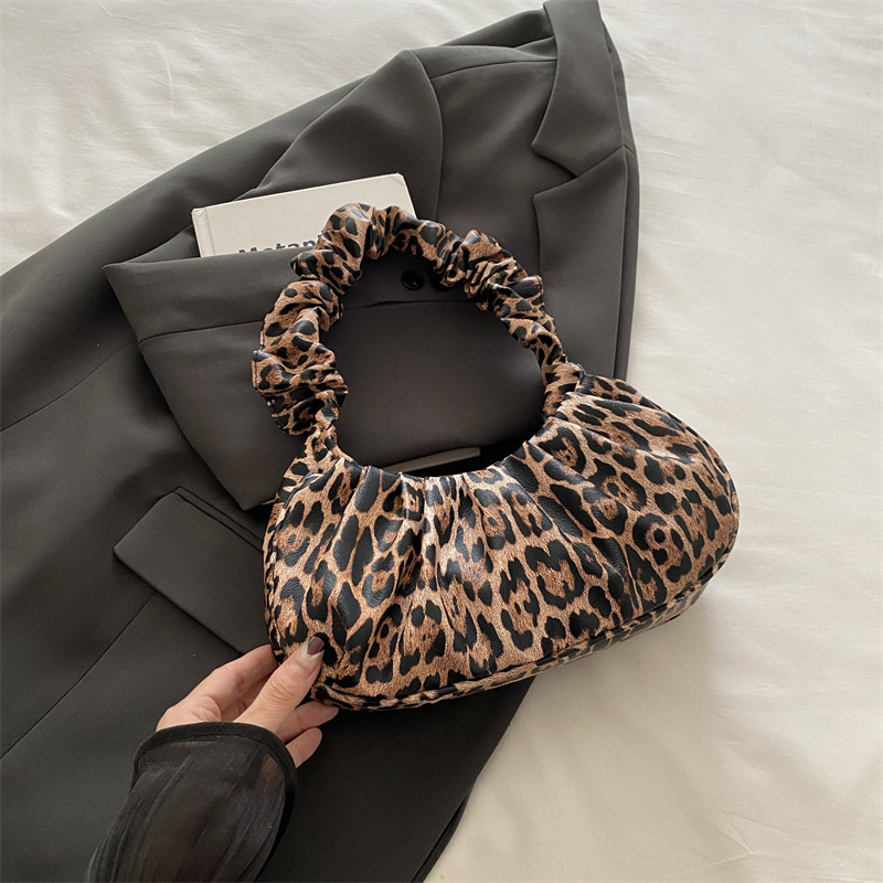 Bolso para mujeres 2024 nuevo bolso de moda leopardo cautivo de otoño gran capacidad de hombro bolso de brazo portátil