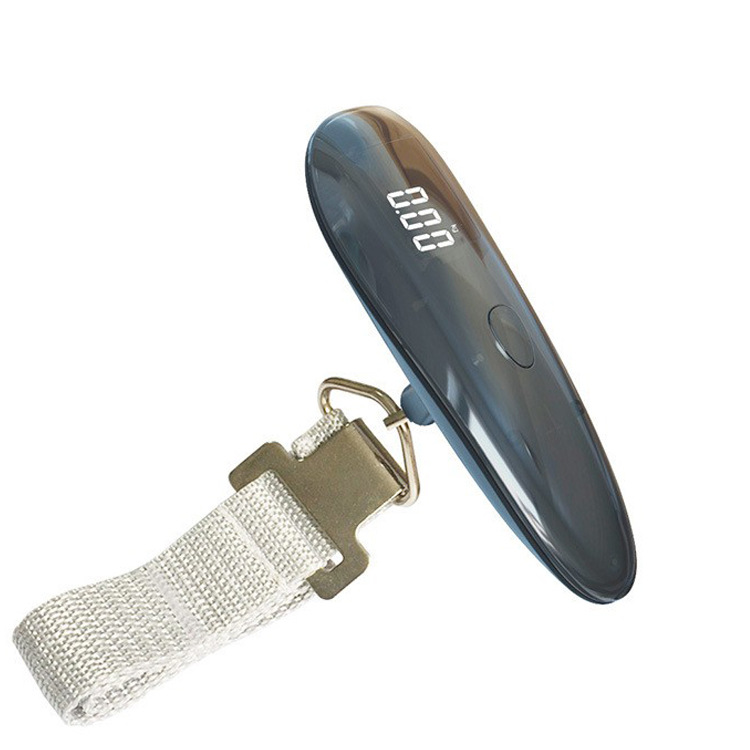 工厂新款触摸式电子手提秤50kg便携式口袋行李秤钓鱼电子秤包裹秤