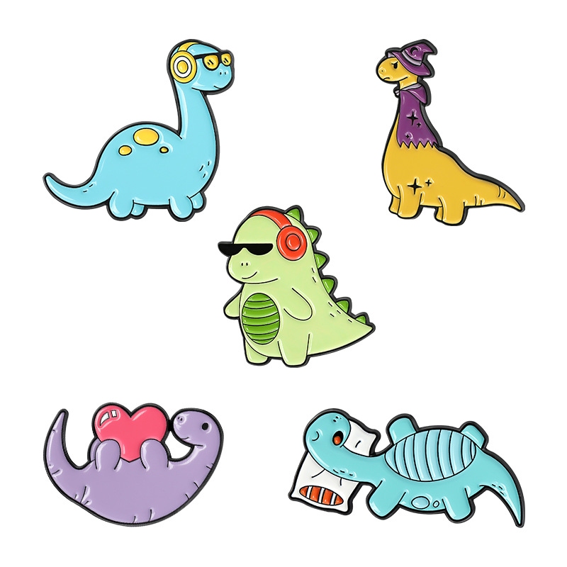 Fashion Dinosaur Alloy Plating Unisex Brooches display picture 5