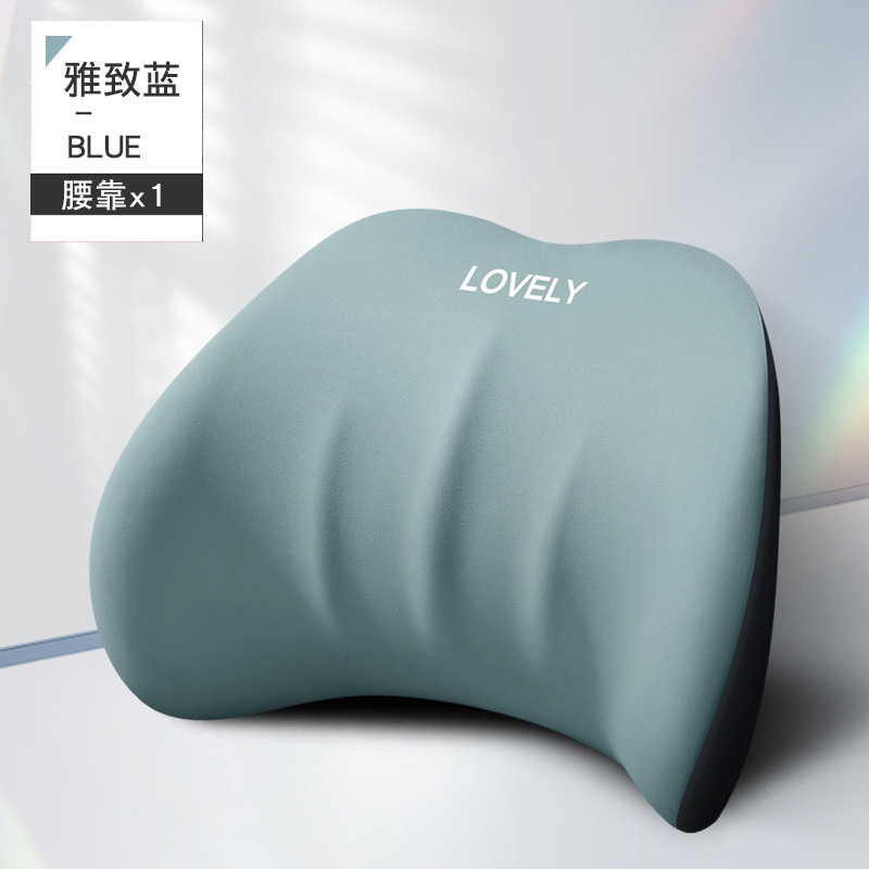 Reposacabezas del coche de fábrica transfronteriza cuello almohada de espuma de memoria almohada de asiento de coche almohada de apoyo cervical almohada cojín