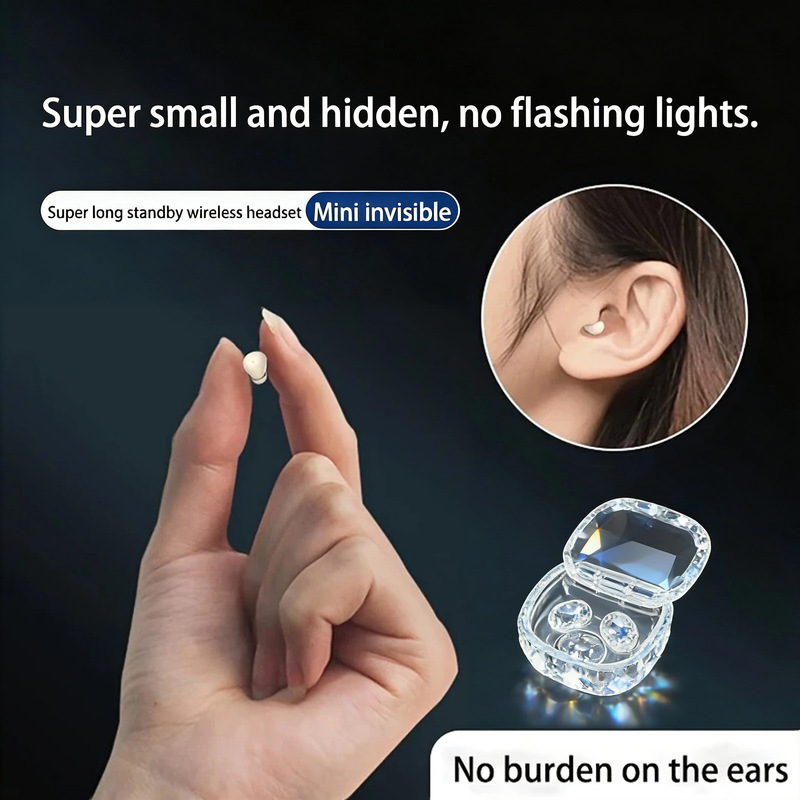 Cross-Border Us Market Hot-Selling Invisible Mini Sleep Bluetooth Earphones, Ultra-Small, Long-Lasting Battery Life, Ultra-Miniature Wireless In-Ear Cross-Border Us Market Hot-Selling Invisible Mini Sleep Bluetooth Earphones, Ultra-Small, Long-Lasting Battery Life, Ultra-Miniature Wireless In-Ear