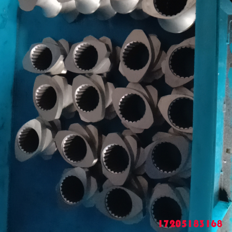 CTE52双螺杆挤出机螺套芯轴机筒剪切块齿形盘垫圈 配套科信螺纹块