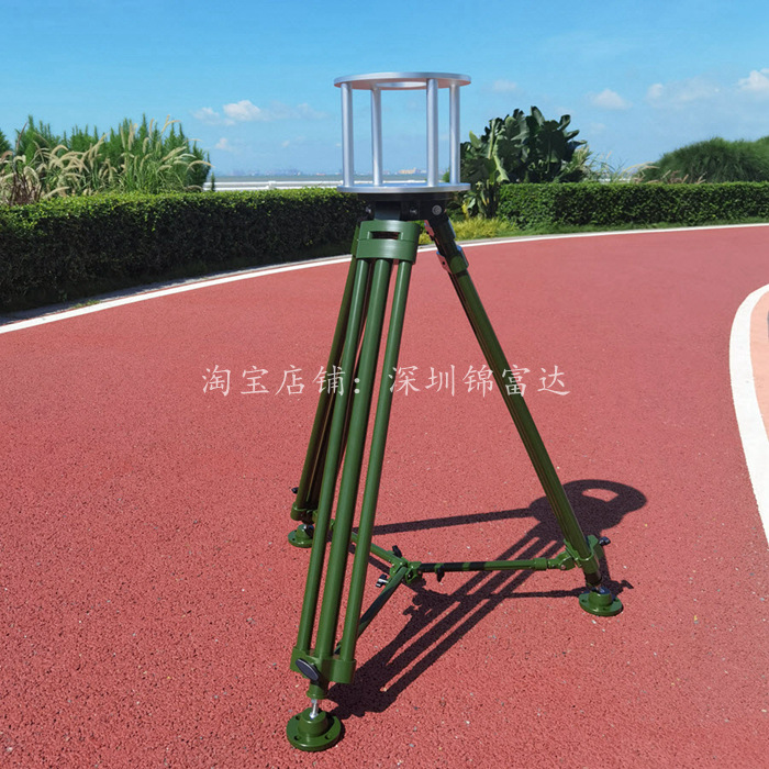 FD-高承重工程仪器天线三脚架云台转接法兰盘铝合金重型三脚架