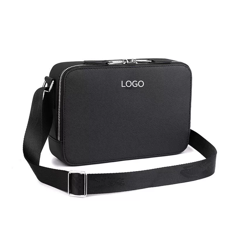 外贸跨境时尚单肩包斜挎包鱼新款男包休闲男士背包简约休闲