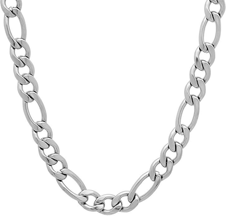 Figaro Kette Für Herren Aus Edelstahl Im Drei-zu-eins Design_voghion.com
