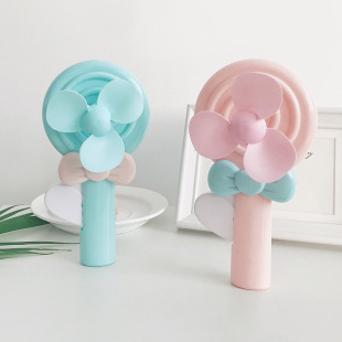 Mini Cartoon Handheld Small Fan Children Press Manual Portable Small Fan Kindergarten Gift Toy