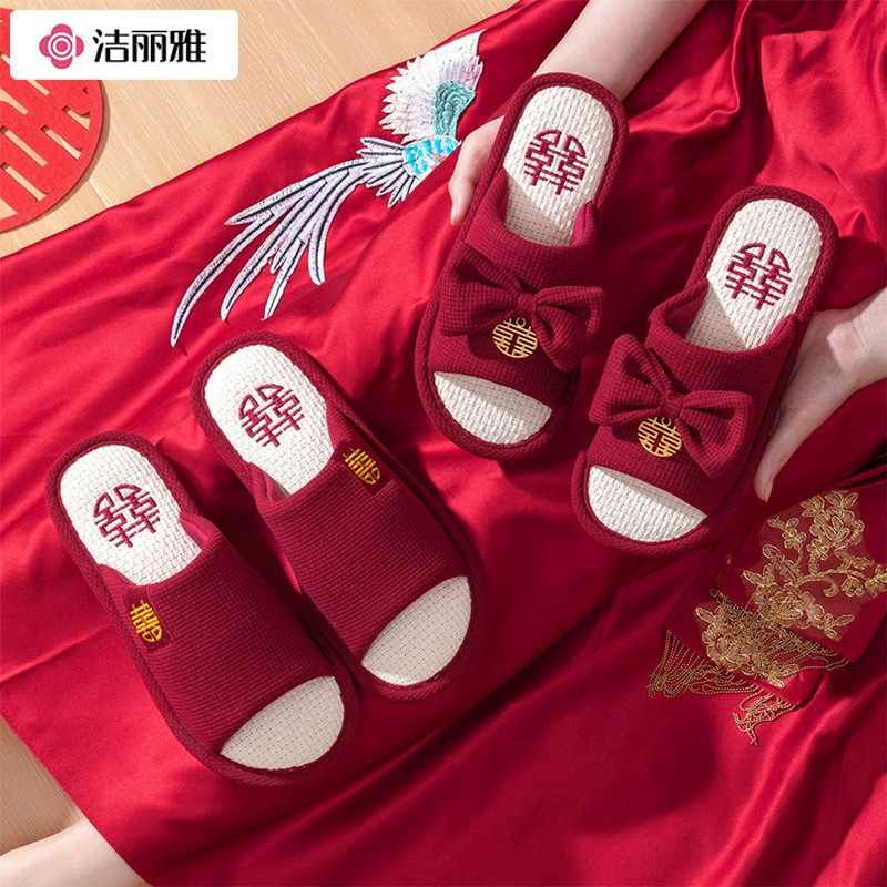Summer festive slippers for bride for beloved, high-quality style