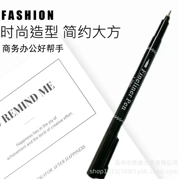Black Waterproof Hook Line Pen Needle Tube Pen Drawing Paintbrush Comic Brush Sketch Pen Stationery