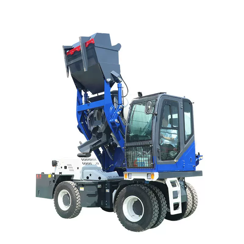 4方混泥土搅拌运输车 全自动上料水泥搅拌机 自上料混凝土搅拌车