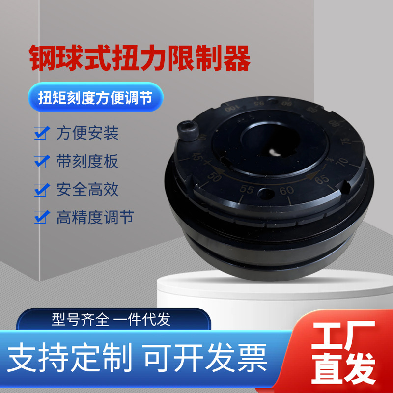 TSC steel ball type torsion torque limiter AQ adjustable ball overload motor Protector Safety clutch factory