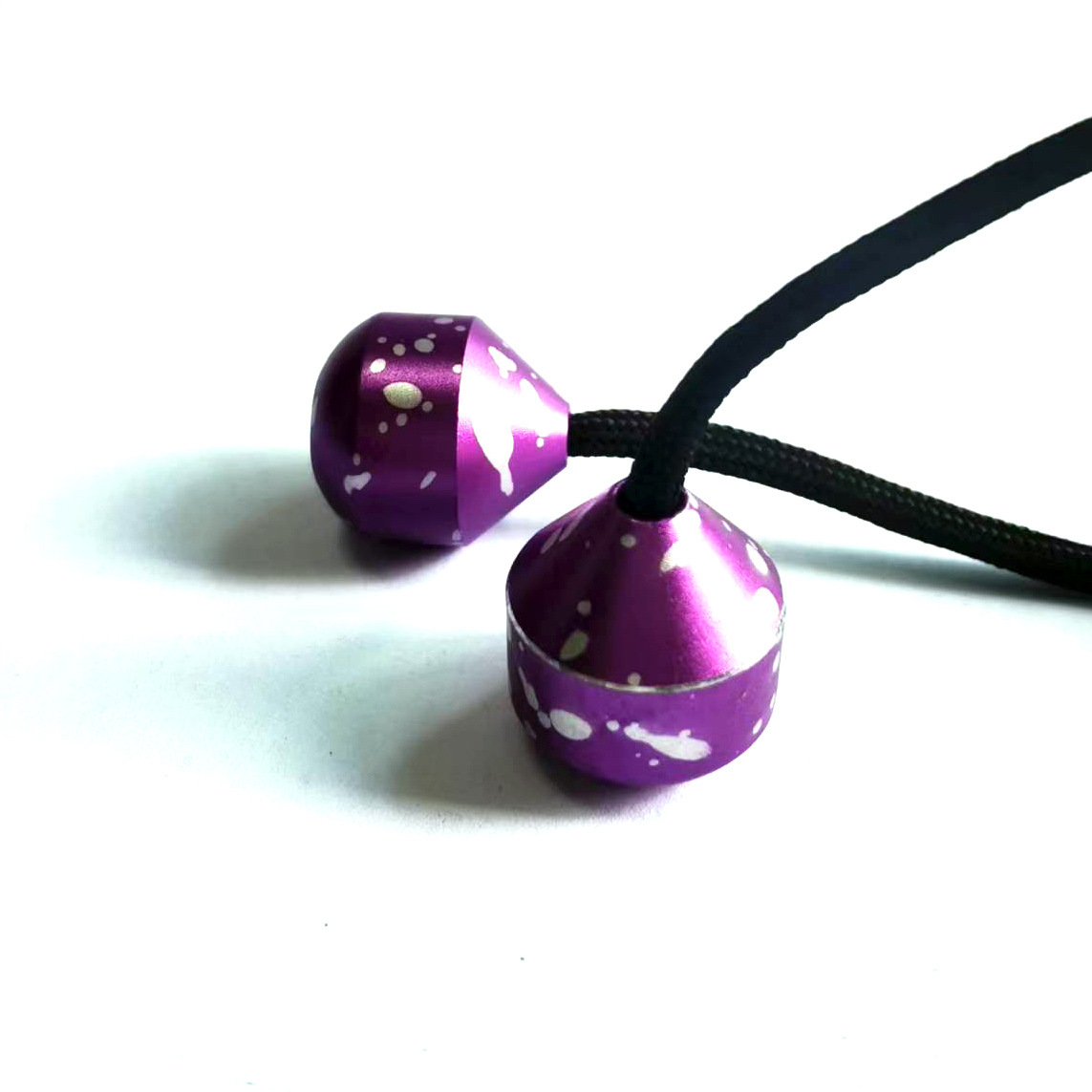 Original begleri baole cuentas de aleación de aluminio dos cuentas una cuerda baole cuentas dedo yo-yo aleación descompresión Juguetes