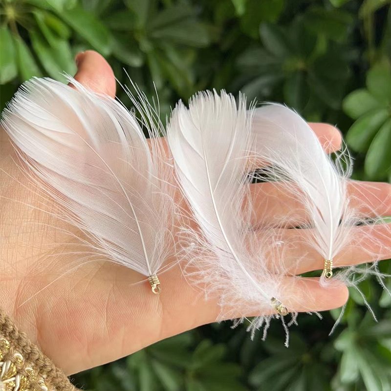 클립이 달린 흰색 소형 중형 플로팅 싱글 스틱 20개