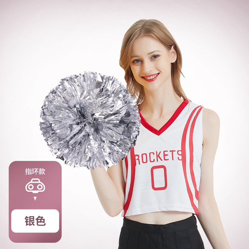 Porristas Bola de flores porristas mano flor mano sacudida flor danza rendimiento mano flor porristas flor bola de color rendimiento