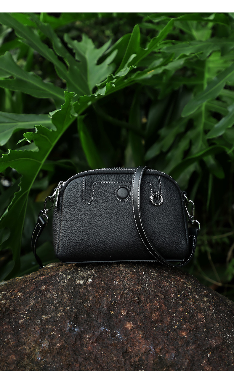 Genuine Leather Crossbody Bag Shoulder Bag For Women Versatile_voghion.com