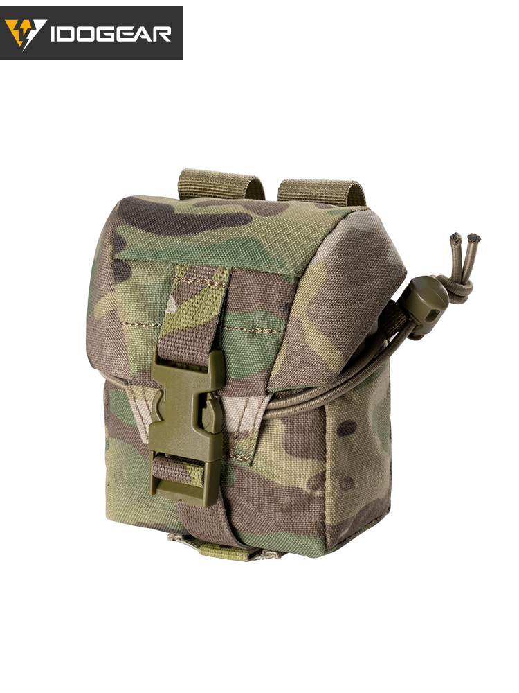 IDOGEAR pequeño escorpión de acero CP FRAGPOUCH multipropósito bolsas tácticas cuadradas bolsas de granadas bolsas modelo M67