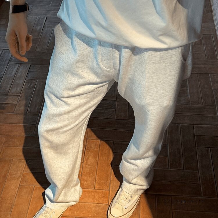 Cross-Border Floral Gray Heavyweight Curved Hem Sweatpants for Men, Autumn American Retro Style, Relaxed Drape Sports Pants, Straight-Leg Casual Pants Cross-Border Floral Gray Heavyweight Curved Hem Sweatpants for Men, Autumn American Retro Style, Relaxed Drape Sports Pants, Straight-Leg Casual Pants