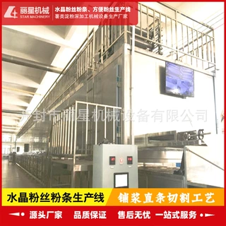 丽星自动化粉条机 大型商用红薯粉条生产线 免冻免洗节能环保设备
