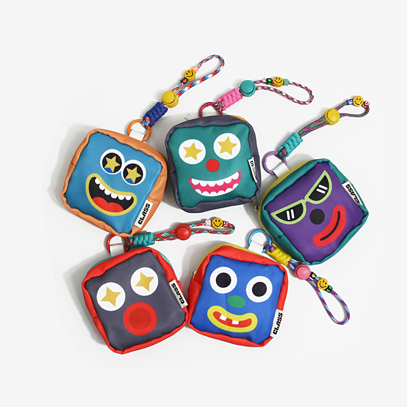 Cartoon Creative Coin Purse Pendant Portable Mini Bag Small Hanging Bag Universal Phone Case Niche Versatile Convenient Anti-Loss