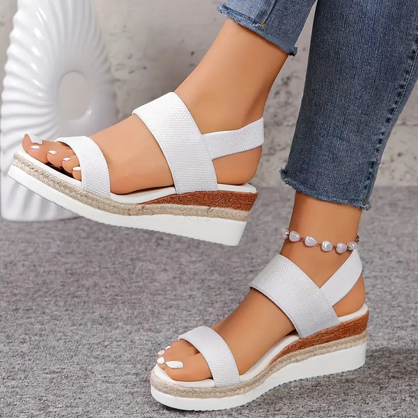 summer beach sandals platform wedge heel
