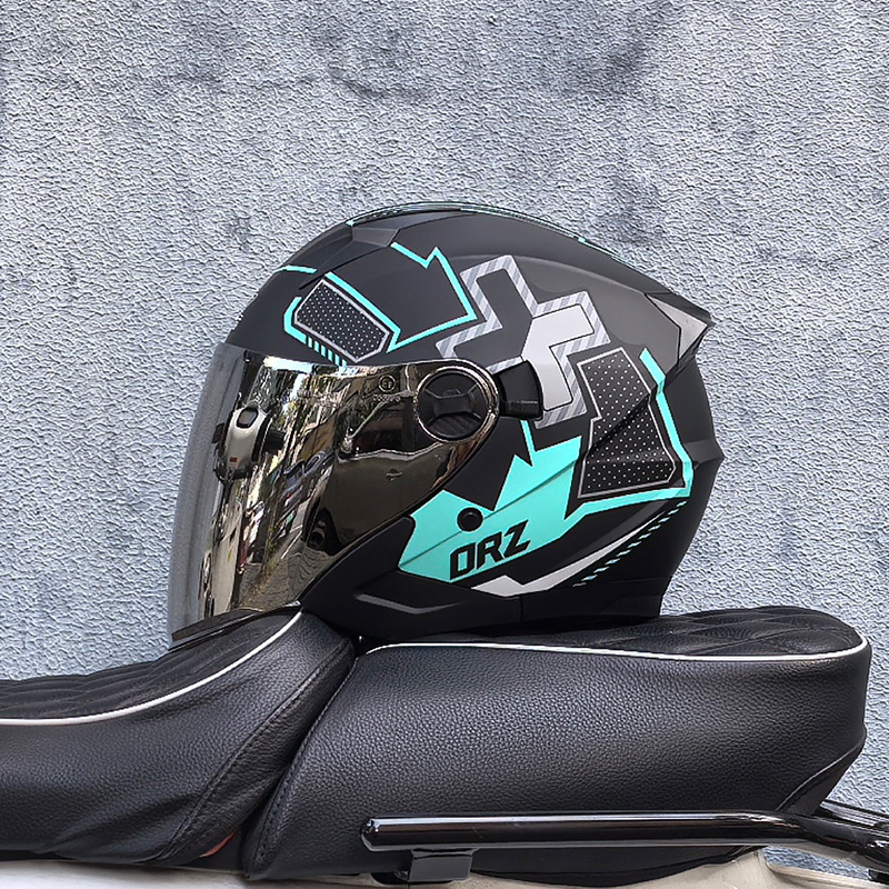 Juego azul con plateado