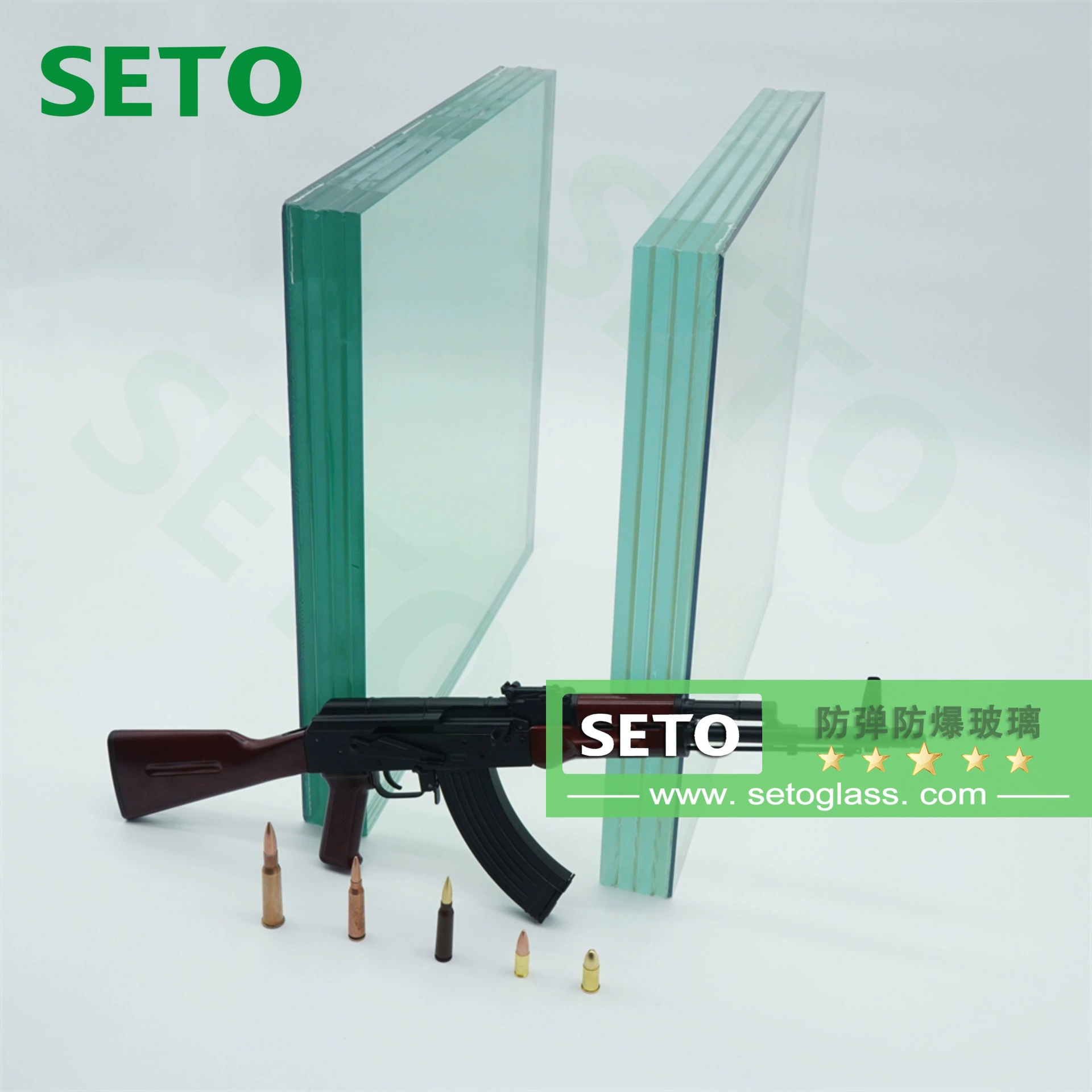 Супер белый специальный пуленепробиваемый стекло 30-120mm поддерживает изготовленный на заказ завод специальный пуленепробиваемый стекло