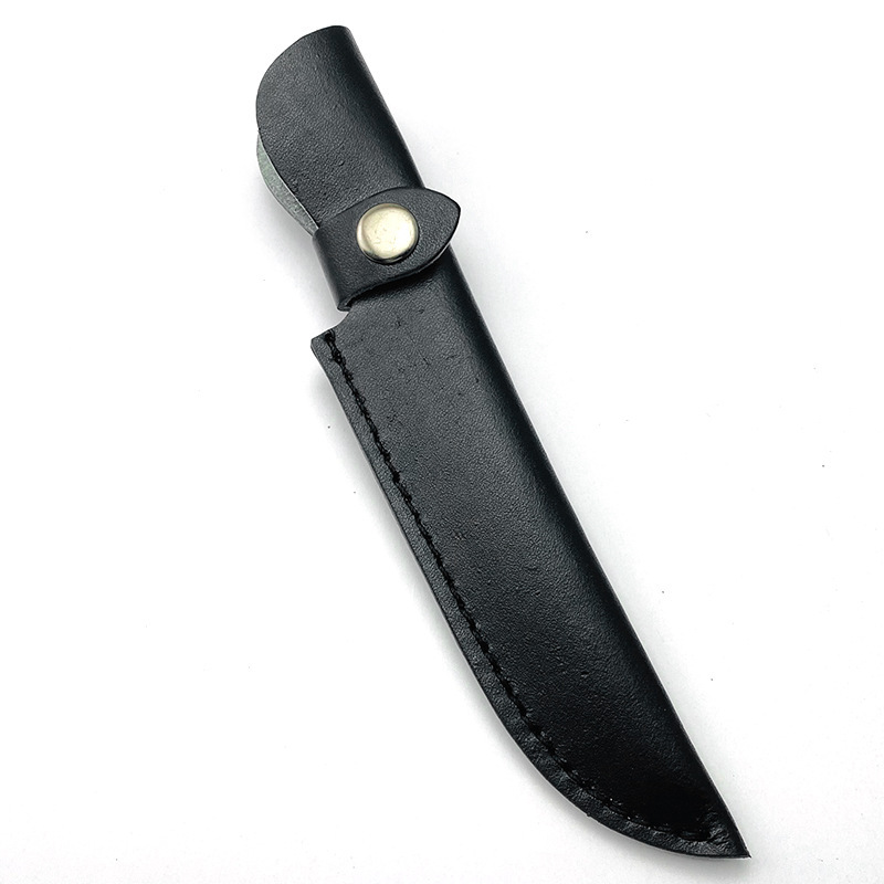 二层皮革刀鞘皮套皮革刀具套 户外小直刀刀鞘/刀套 刀具收纳皮套