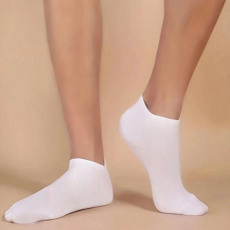2025 New Cross-Border Dropshipping 50 Pairs of Men's Pure Heart Low-Cut Anti-Odor Ankle Socks Cross-Border Dropshipping