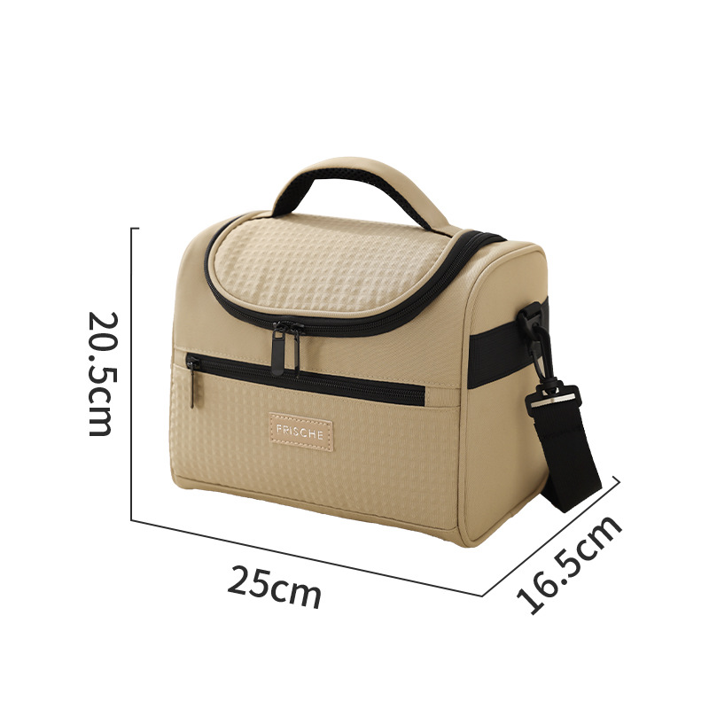 Bolsa de almuerzo de alto valor facial bolsa de oficina almuerzo bolsa de almuerzo bolsa de almuerzo bolsa de almacenamiento de leche gruesa un solo hombro bolsa de aislamiento de picnic al por mayor image 12