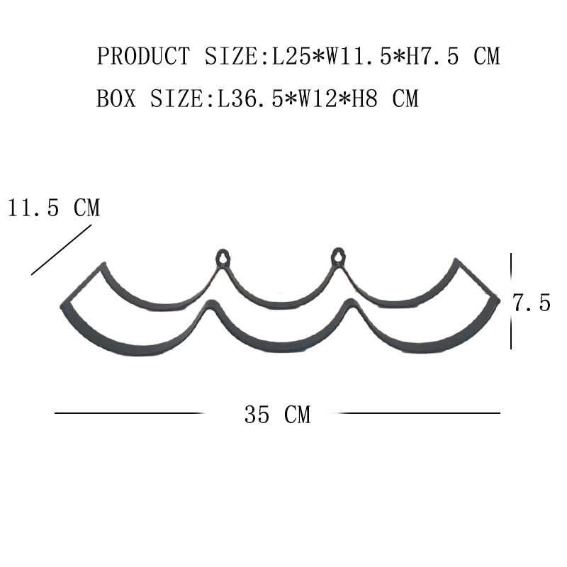 Americano transfronterizo Baño Cocina ola nube decoración de 3 capas de papel higiénico estante de almacenamiento de toallas