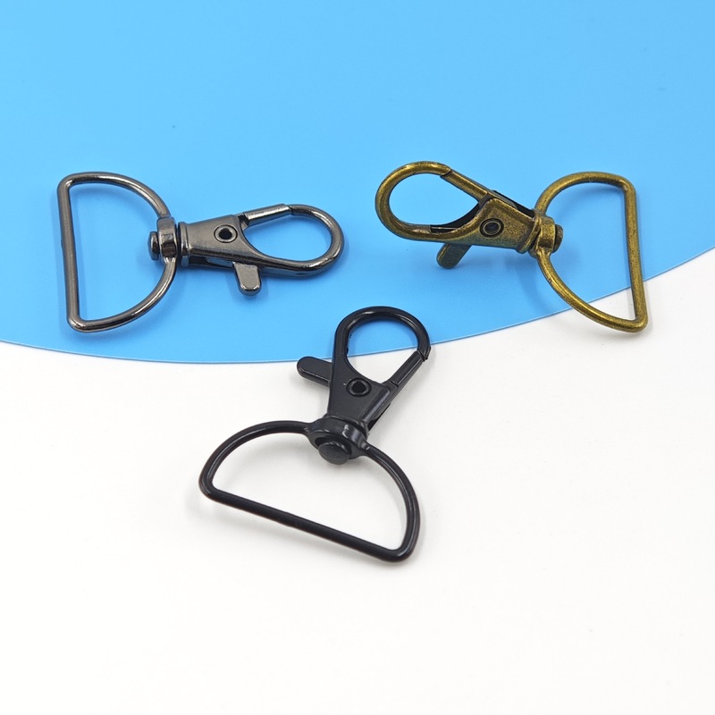 メーカー1インチ25mm内径メッキ魚口バックルDIY人形玩具アクセサリー合金ロブスタークラスプドッグクラスプ|undefined