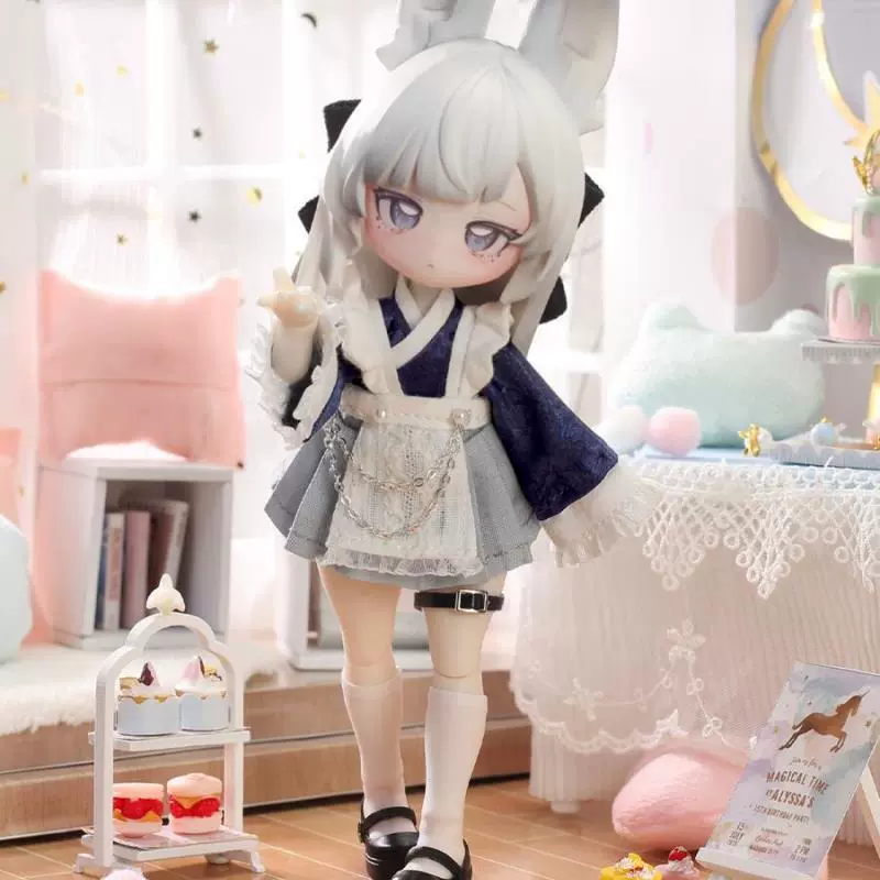 [正版米甜物语奇幻森林BJD盲盒12分BJD可动不可食用人偶]