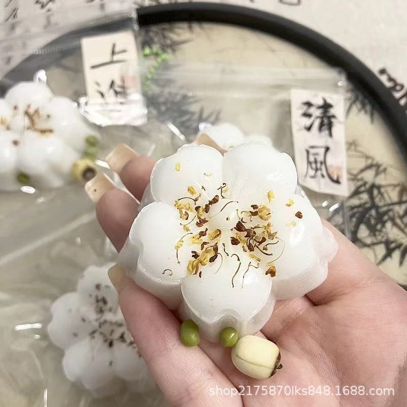 新品爆款儿童小红书捏捏乐慢回弹解压神器盲盒迷你解压捏捏桂花糕|undefined