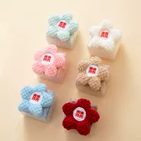 Подсолнечное полотенце для рук Коралловый бархат утолщенный ананасовый сетка может быть подвешен для свадебного подарка рука впитывает полотенце для чистки кухни