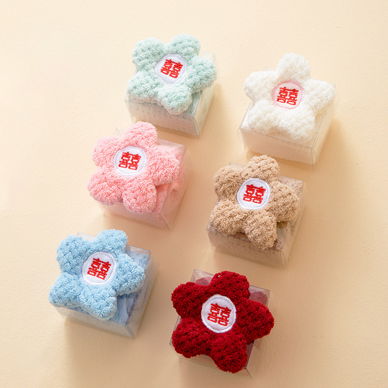 Sunflower Towel Coral Fleece Thickened Pineapple Pad Hanging Wedding Accompanying Gift Absorbent Towel Kitchen Cleaning Wipe