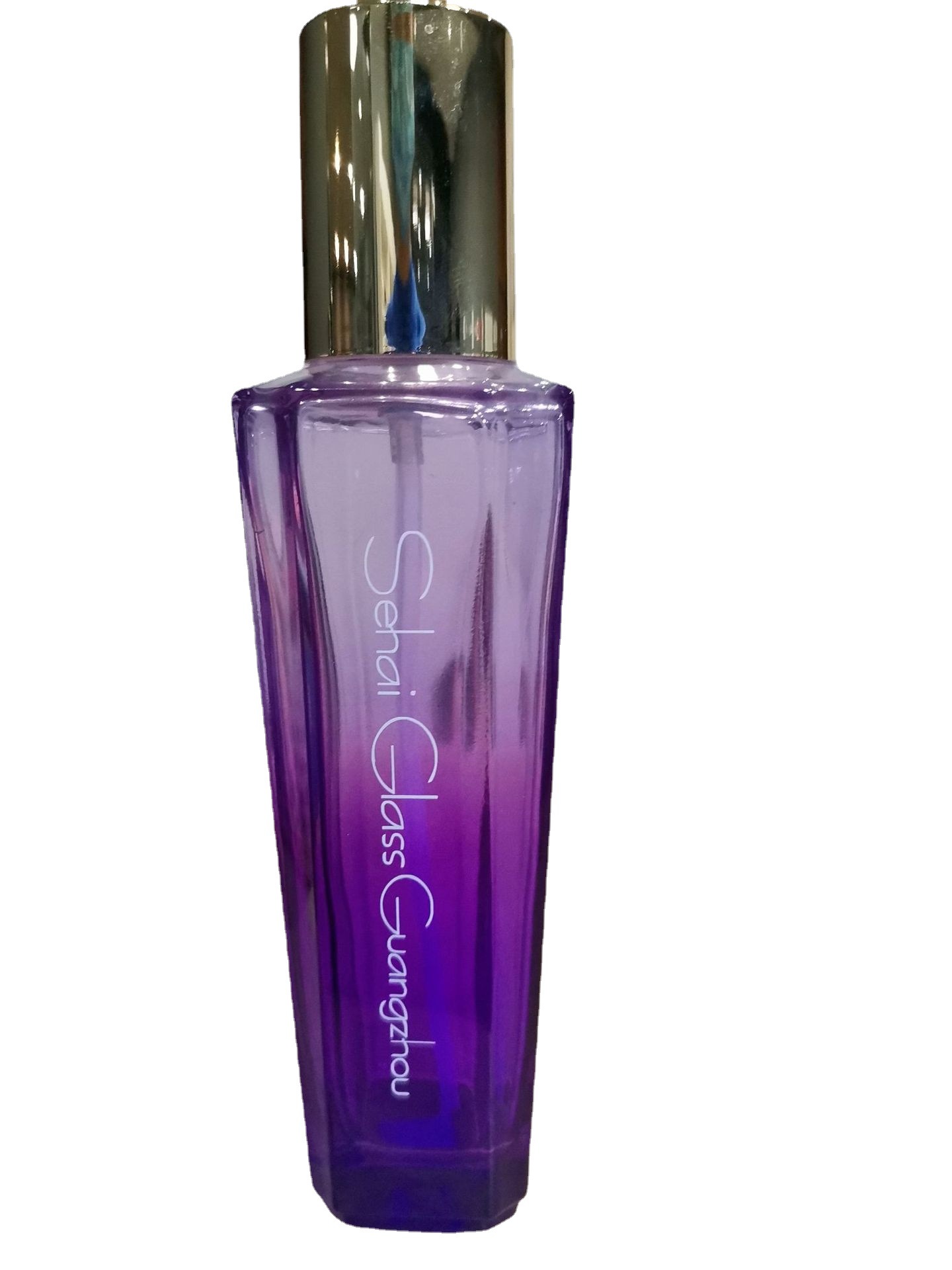 Nuevo aerosol botella de vidrio artesanal diamante loción de agua esencia botella de prensa en stock suministro 120ml30g botella de crema