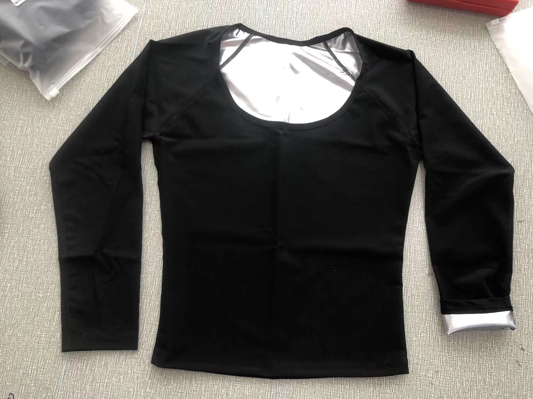 Transfronterizo de las mujeres sudor corsé pecho ropa interior yoga corsé vientre contrayendo sudor-Romper ropa cremallera deportes camiseta