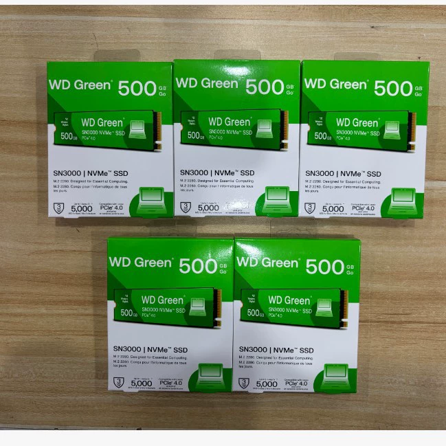 Твердотельный накопитель WD Western Digital Green Drive SN3000 500 ГБ M.2 NVMe