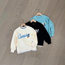 童装卫衣2025年秋冬新款中大童男女童时尚长袖套头圆领百搭上衣