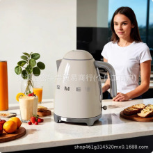 S斯ME麥G電熱水壺KLG03復古家用不銹鋼大容量1.7L燒水壺自動斷電