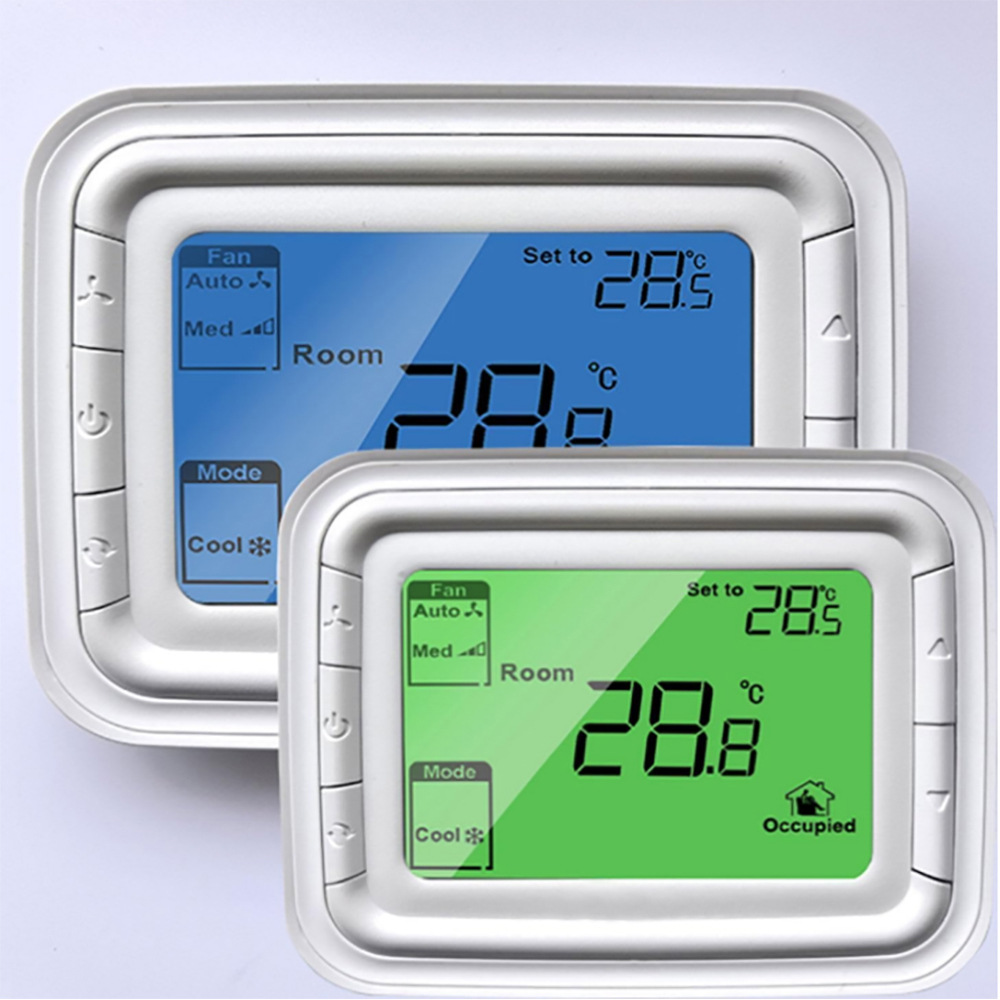 Termostato Digital LCD para Fan Coil T6861 AC220V AC24V, Pantalla Digital LCD
