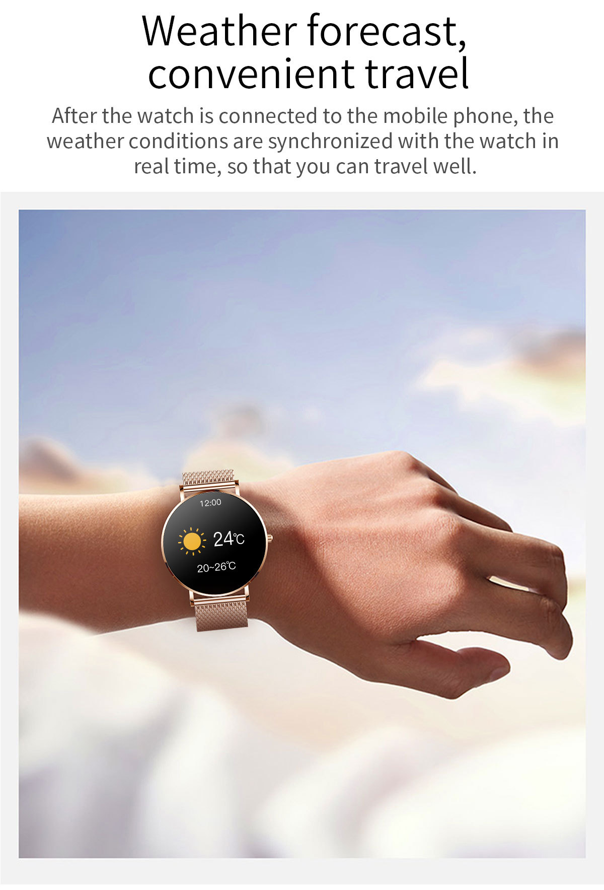 Smartwatch For Women With Bluetooth Call Function And Heart Rate_voghion.com