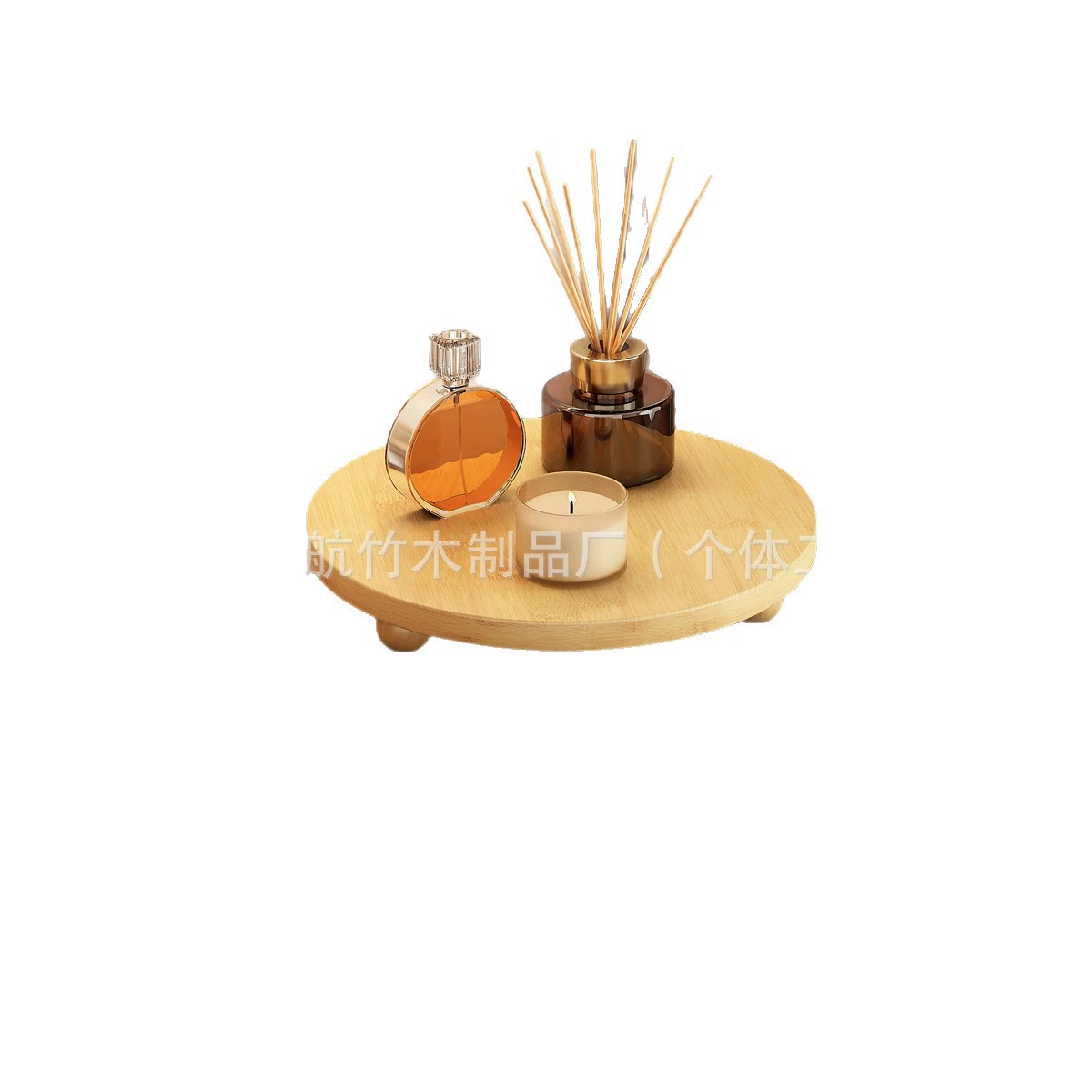 Wooden decorations, table tubing, aromatherapy, candle, stand for bathroom, storage system