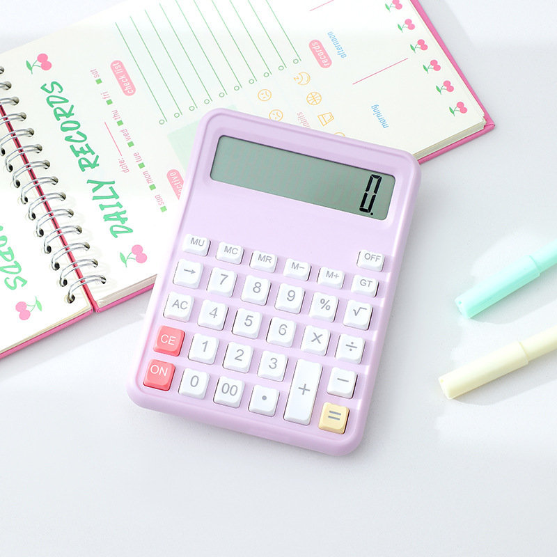 人民教育版電卓 小学生4年生数学教科書 同期コンピュータ財務オフィス電卓|undefined