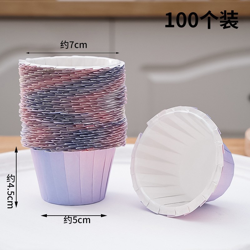 Día de la Madre Bowknot 4 cajas de vasos de papel portátiles Plug de decoración de pasteles Caja de embalaje de postres de mamá