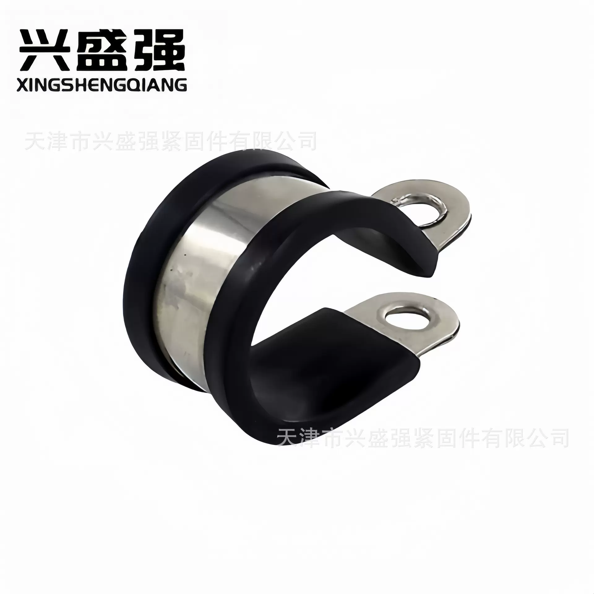 天津厂家供应优质不锈钢201 304R型连胶条喉箍卡箍（量大优惠）