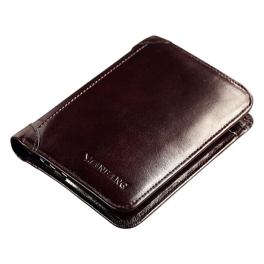 Cross-border Exclusive for Man Bang Explosions Men's Wallet Men's Top Layer Cowhide Wallet Short 30% Business Classic Wallet